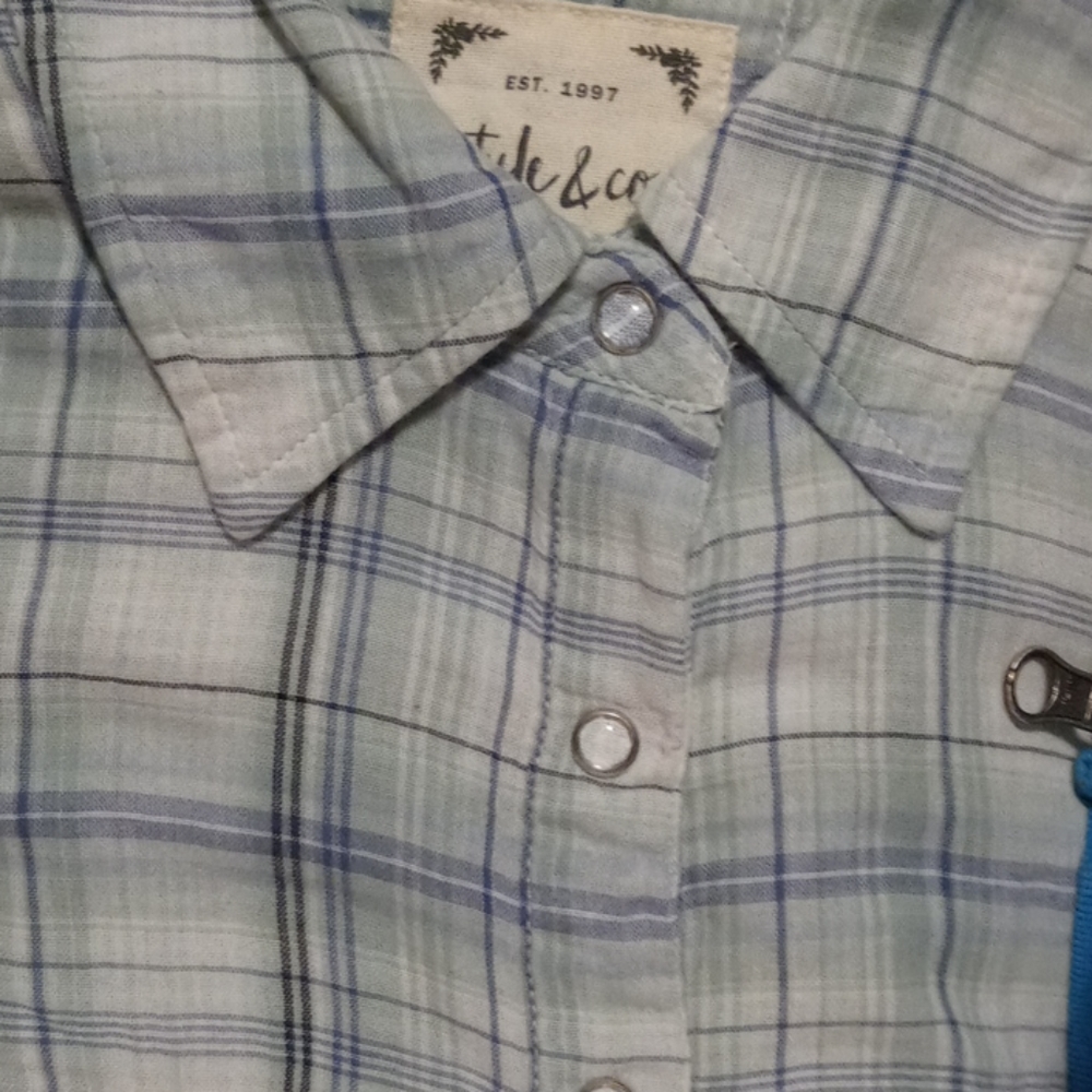 Style & co snap up shirt